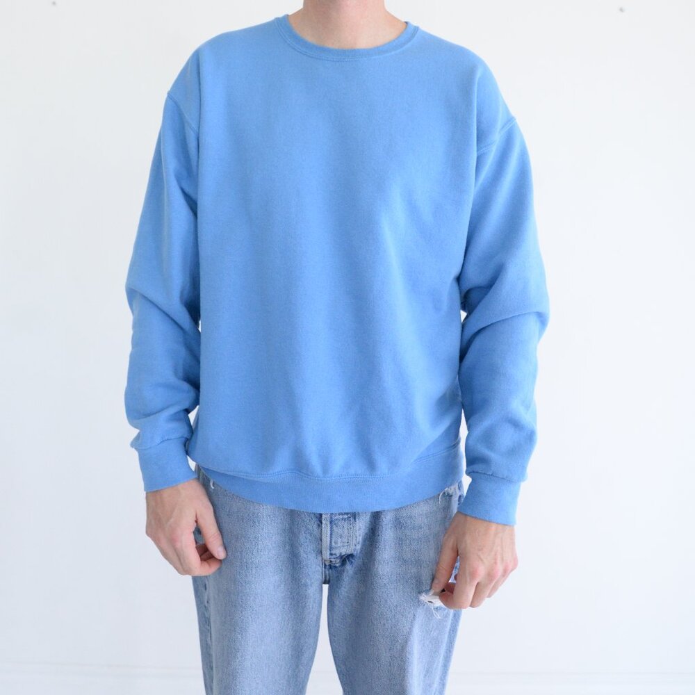 Jerzees Blue Crewneck Sweater
